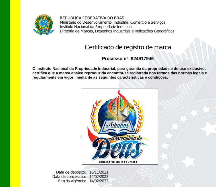 Assembleia de Deus Registro - Madureira - ADRegistro/SP: Pr